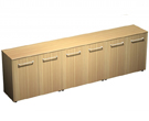 Шкаф для документов низкий закрытый(стенка из 3 шкафов) МЕ 310